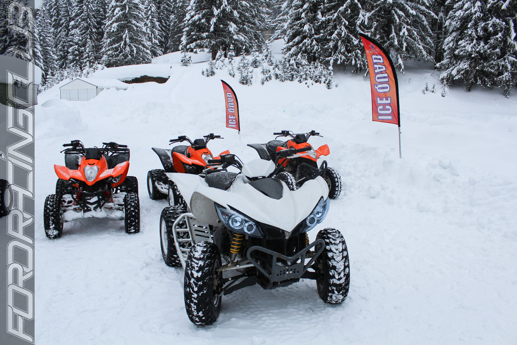 FORD RACING CLUB Ice Quad à Flaine