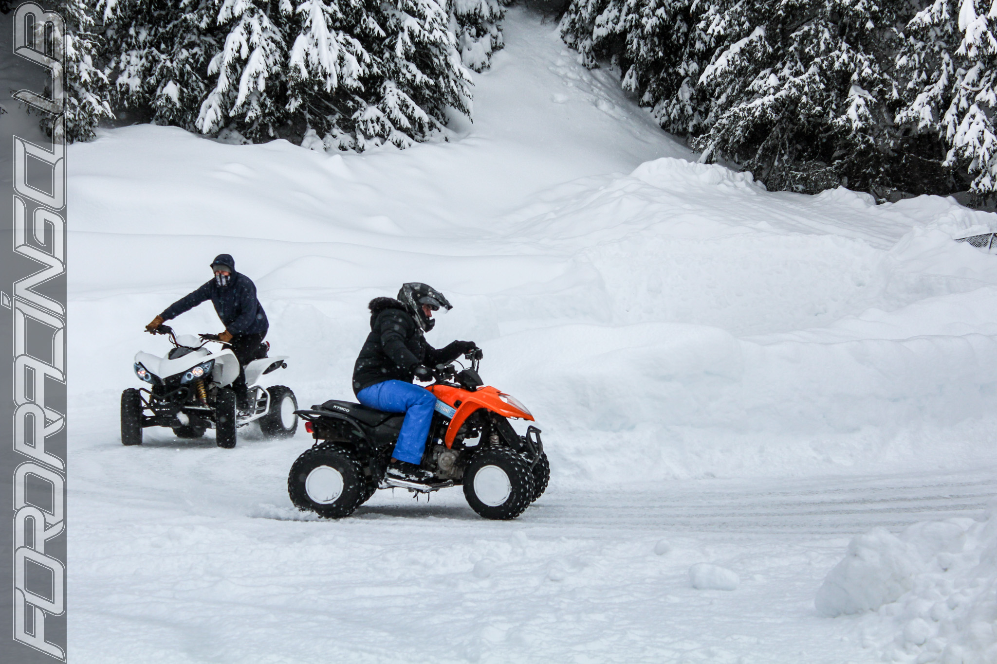 FORD RACING CLUB Ice Quad à Flaine